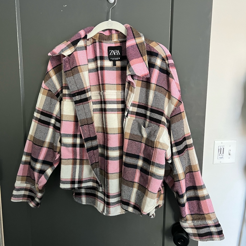 zara plaid flannel
